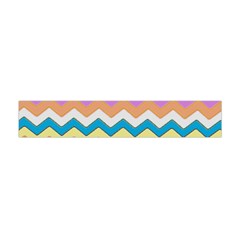 Chevrons Pattern Art Background Flano Scarf (mini) by Amaryn4rt