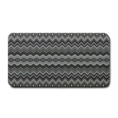 Greyscale Zig Zag Medium Bar Mats by Amaryn4rt