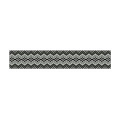 Greyscale Zig Zag Flano Scarf (mini) by Amaryn4rt