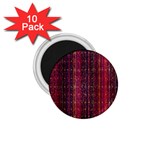 Colorful And Glowing Pixelated Pixel Pattern 1.75  Magnets (10 pack)  Front