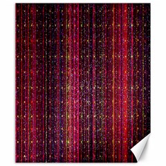 Colorful And Glowing Pixelated Pixel Pattern Canvas 20  X 24   by Amaryn4rt