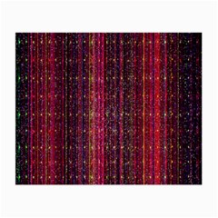 Colorful And Glowing Pixelated Pixel Pattern Small Glasses Cloth (2-side) by Amaryn4rt