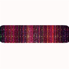 Colorful And Glowing Pixelated Pixel Pattern Large Bar Mats by Amaryn4rt