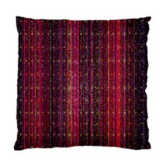 Colorful And Glowing Pixelated Pixel Pattern Standard Cushion Case (one Side) by Amaryn4rt