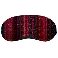 Colorful And Glowing Pixelated Pixel Pattern Sleeping Masks by Amaryn4rt