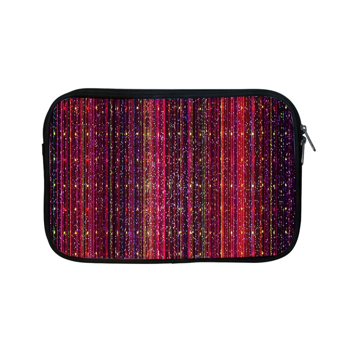 Colorful And Glowing Pixelated Pixel Pattern Apple iPad Mini Zipper Cases