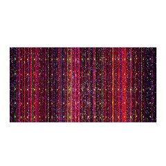 Colorful And Glowing Pixelated Pixel Pattern Satin Wrap by Amaryn4rt