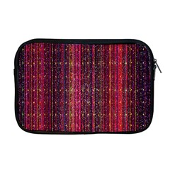 Colorful And Glowing Pixelated Pixel Pattern Apple Macbook Pro 17  Zipper Case by Amaryn4rt