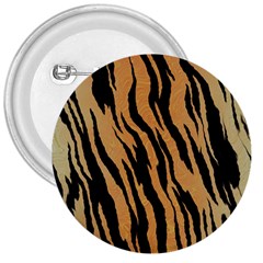 Tiger Animal Print A Completely Seamless Tile Able Background Design Pattern 3  Buttons by Amaryn4rt