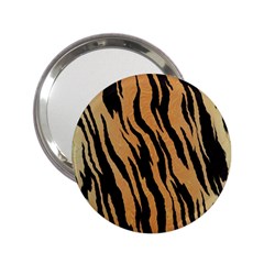 Tiger Animal Print A Completely Seamless Tile Able Background Design Pattern 2 25  Handbag Mirrors by Amaryn4rt