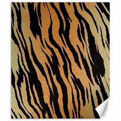 Tiger Animal Print A Completely Seamless Tile Able Background Design Pattern Canvas 20  X 24   by Amaryn4rt