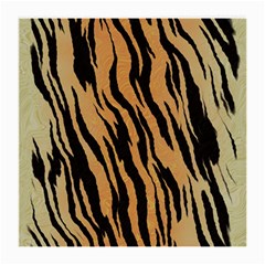 Tiger Animal Print A Completely Seamless Tile Able Background Design Pattern Medium Glasses Cloth by Amaryn4rt