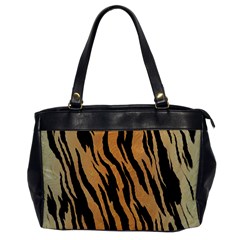 Tiger Animal Print A Completely Seamless Tile Able Background Design Pattern Office Handbags by Amaryn4rt