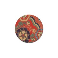 Vintage Chinese Brocade Golf Ball Marker (4 Pack) by Amaryn4rt