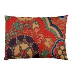 Vintage Chinese Brocade Pillow Case by Amaryn4rt