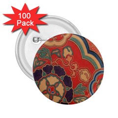 Vintage Chinese Brocade 2 25  Buttons (100 Pack)  by Amaryn4rt