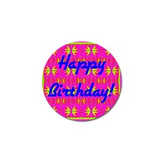 Happy Birthday! Golf Ball Marker (10 Pack) by Amaryn4rt