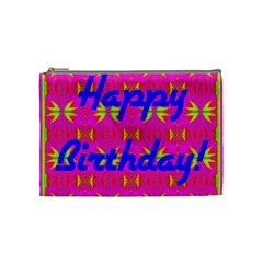 Happy Birthday! Cosmetic Bag (medium)  by Amaryn4rt