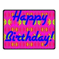 Happy Birthday! Fleece Blanket (small) by Amaryn4rt