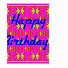 Happy Birthday! Large Garden Flag (two Sides) by Amaryn4rt