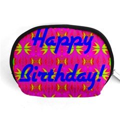 Happy Birthday! Accessory Pouches (medium)  by Amaryn4rt