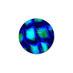 Blue Scales Pattern Background Golf Ball Marker by Amaryn4rt