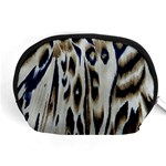 Tiger Background Fabric Animal Motifs Accessory Pouches (Medium)  Front