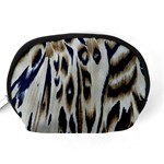 Tiger Background Fabric Animal Motifs Accessory Pouches (Medium)  Back