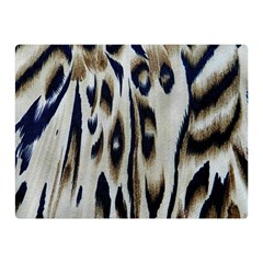 Tiger Background Fabric Animal Motifs Double Sided Flano Blanket (mini)  by Amaryn4rt