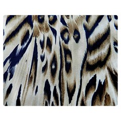 Tiger Background Fabric Animal Motifs Double Sided Flano Blanket (medium)  by Amaryn4rt