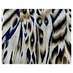 Tiger Background Fabric Animal Motifs Double Sided Flano Blanket (Medium)  60 x50  Blanket Front