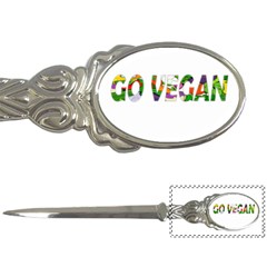 Go Vegan Letter Openers by Valentinaart