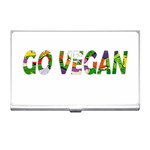 Go vegan Business Card Holders Front