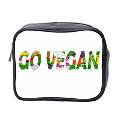 Go Vegan Mini Toiletries Bag 2-side by Valentinaart