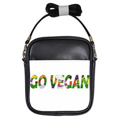 Go Vegan Girls Sling Bags by Valentinaart