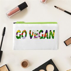 Go Vegan Cosmetic Bag (xs) by Valentinaart