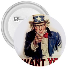 Uncle Sam 3  Buttons by Valentinaart