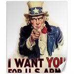 Uncle Sam Canvas 8  x 10  8.15 x9.66  Canvas - 1