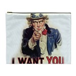 Uncle Sam Cosmetic Bag (XL) Front