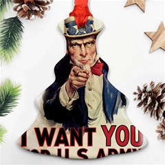 Uncle Sam Christmas Tree Ornament (two Sides) by Valentinaart