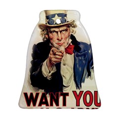 Uncle Sam Bell Ornament (two Sides) by Valentinaart