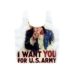 Uncle Sam Full Print Recycle Bags (s)  by Valentinaart