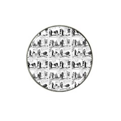 Old Comic Strip Hat Clip Ball Marker (4 Pack) by Valentinaart