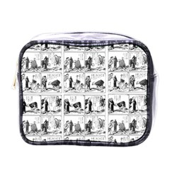 Old Comic Strip Mini Toiletries Bags by Valentinaart