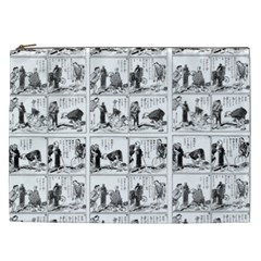 Old Comic Strip Cosmetic Bag (xxl)  by Valentinaart