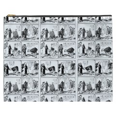 Old Comic Strip Cosmetic Bag (xxxl)  by Valentinaart