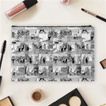 Old comic strip Cosmetic Bag (Large)  Back