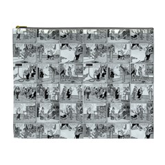 Old Comic Strip Cosmetic Bag (xl) by Valentinaart