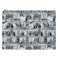 Old Comic Strip Cosmetic Bag (xxl)  by Valentinaart