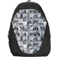 Old Comic Strip Backpack Bag by Valentinaart